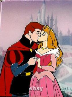 LE JUMBO Disney PinStained Glass Storybook Sleeping Beauty Aurora Prince Philip