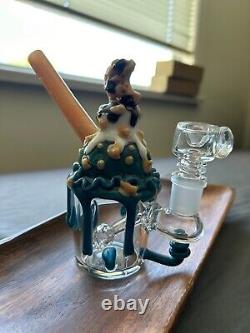 LIMITED EDITION Empire Glassworks 6 Cookie Monster Sundae Glass Water Pipe