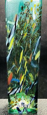 LIMITED Signed BERTIL VALLIEN KOSTA BODA Sculpture Atelier Polycrome Glass, H11