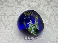 LMT ED Caithness Glass Scotland Unicorn Dance Forest Paperweight Selman