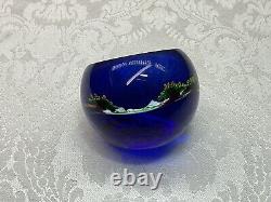 LMT ED Caithness Glass Scotland Unicorn Dance Forest Paperweight Selman