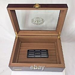 La Gloria Cubana Hand Made Humidor 2003 Limited Edition Mahogany Glass Italian