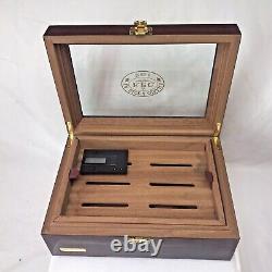 La Gloria Cubana Hand Made Humidor 2003 Limited Edition Mahogany Glass Italian