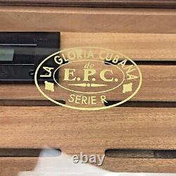 La Gloria Cubana Hand Made Humidor 2003 Limited Edition Mahogany Glass Italian