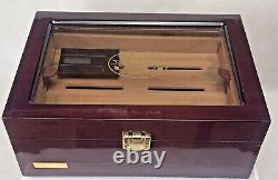 La Gloria Cubana Hand Made Humidor 2003 Limited Edition Mahogany Glass Italian