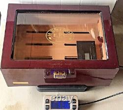 La Gloria Cubana Hand Made Humidor 2003 Limited Edition Mahogany Glass Italian