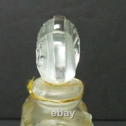 Lalique 2004 Ltd. Ed. Collectible Crystal Falcon Deux Coeurs Perfume Bottle