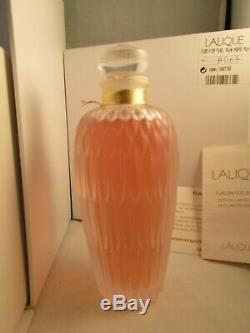 Lalique 2015 PLUME Crystal Perfume Parfum 3.3 oz. Limited edition $1800.00