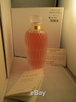 Lalique 2015 PLUME Crystal Perfume Parfum 3.3 oz. Limited edition $1800.00