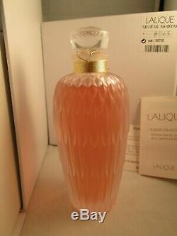 Lalique 2015 PLUME Crystal Perfume Parfum 3.3 oz. Limited edition $1800.00