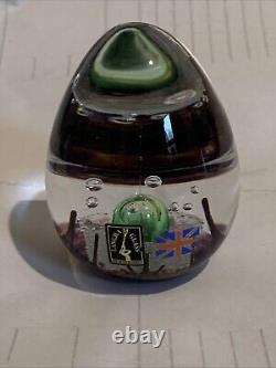 Langham Limited Edition Glass Paperweight 39/200 Paul Miller