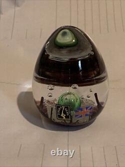 Langham Limited Edition Glass Paperweight 39/200 Paul Miller