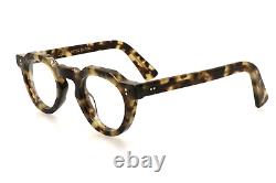 Lesca Crown 69 Tortoiseshell Beige Limited Edition Eyeglass Frame