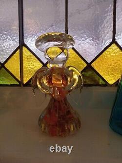 Limited Edition Blenko Handblown Glass Golden Angels