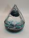 Limited Edition Caithness Art Glass Paperweight Pagoda Orchid 26 Of 250