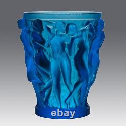 Limited Edition Coloured Glass Vase entitled Bacchantes Vase by Lalique
