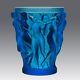 Limited Edition Coloured Glass Vase Entitled Bacchantes Vase By Lalique