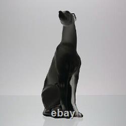 Limited Edition Crystal Glass Sculpture Greyhound by Lalique