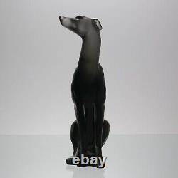 Limited Edition Crystal Glass Sculpture Greyhound by Lalique