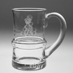 Limited Edition Edward VIII Coronation Glass Tankard c1937