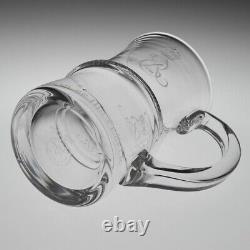 Limited Edition Edward VIII Coronation Glass Tankard c1937