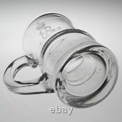 Limited Edition Edward VIII Coronation Glass Tankard c1937