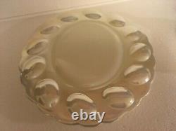 Limited Edition Fenton Egg Plate Hen Chicken Server Hand Painted #387/950