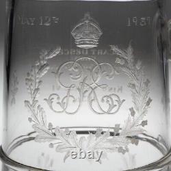 Limited Edition George VI Coin Glass Tankard The Stuart Descent 1936