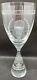 Limited Edition Kastrup/ Holmegaard Engraved Winston Churchill Glass Goblet 1967
