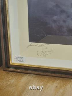 Limited Edition Print SPEEDBIRD by Simon Attack Signed By 6 Captains Framed