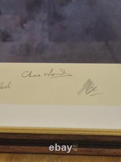 Limited Edition Print SPEEDBIRD by Simon Attack Signed By 6 Captains Framed