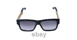 Limited Edition Retina Bane Black Chain Arm Glasses 18K Gold P Limited 100