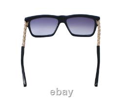 Limited Edition Retina Bane Black Chain Arm Glasses 18K Gold P Limited 100