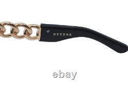 Limited Edition Retina Bane Black Chain Arm Glasses 18K Gold P Limited 100