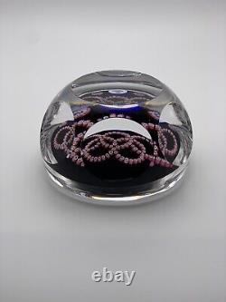 Limited Edition no. 1 Whitefriars Olympics Rare Monk Cane Glass Paperweight