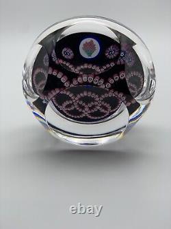 Limited Edition no. 1 Whitefriars Olympics Rare Monk Cane Glass Paperweight