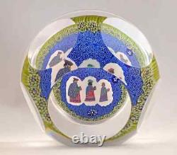 Limited Edition no. 1 Whitefriars Xmas 3 Wise Men Paperweight