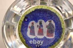 Limited Edition no. 1 Whitefriars Xmas 3 Wise Men Paperweight