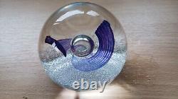 Limited edition Mercury Caithness paperweight and bottle set No. 130 of 150