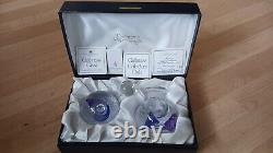 Limited edition Mercury Caithness paperweight and bottle set No. 130 of 150