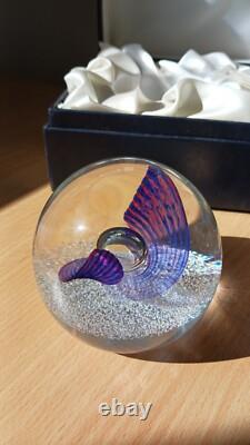 Limited edition Mercury Caithness paperweight and bottle set No. 130 of 150