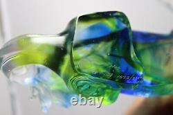 Liuli Chinese Pate-de-verre Glass FOO DOG Paperweight, Signed, Limited Edition