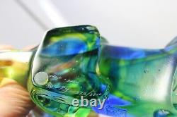 Liuli Chinese Pate-de-verre Glass FOO DOG Paperweight, Signed, Limited Edition