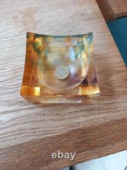 Liuli Gongfang Crystal Art Glass Paperweight, Limited Edition