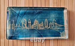 London Olympics 2012 Limited Edition Caithness Sandcast Glass London Skyline