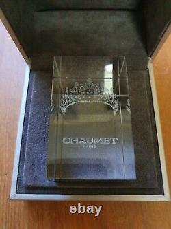 Ltd Edition Chaumet laser engraved Glass decoration /commemorative (pre-owned)