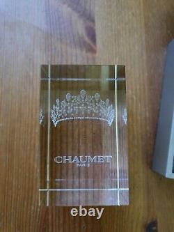 Ltd Edition Chaumet laser engraved Glass decoration /commemorative (pre-owned)