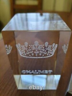 Ltd Edition Chaumet laser engraved Glass decoration /commemorative (pre-owned)