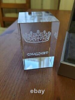 Ltd Edition Chaumet laser engraved Glass decoration /commemorative (pre-owned)