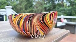 MISSONI for Target 2011 LARGE Limited Edition Handblown Art Glass Serving Bowl